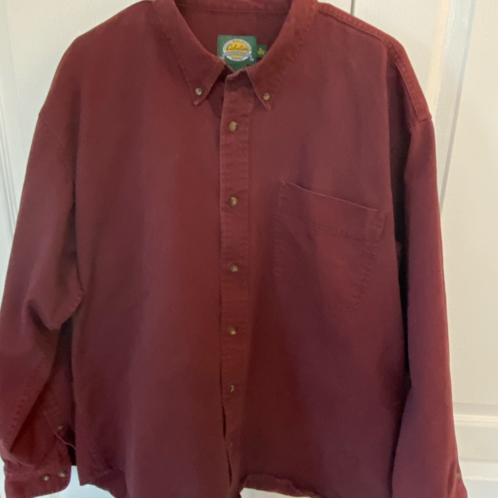 Cabela’s dress shirt!